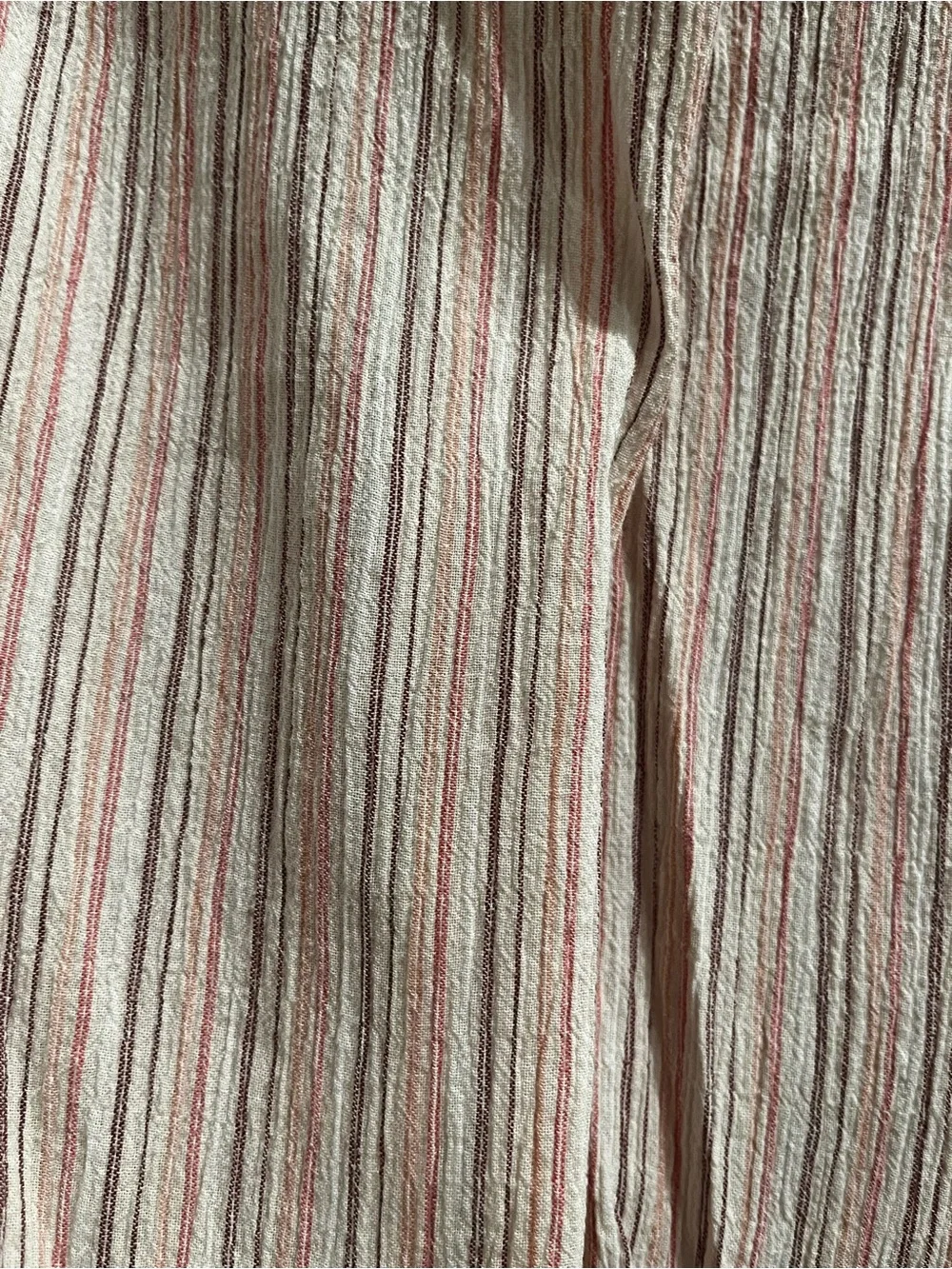 Madewell Pink and White Striped Short-Sleeve Camp Shirt - Picture 2 of 4